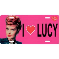 I Love Lucy License Plate #05 I Heart Lucy Design